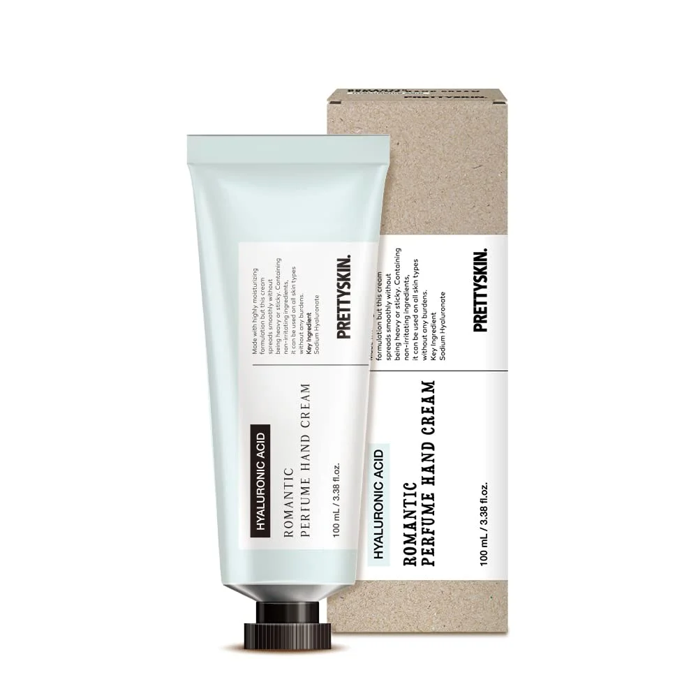 Prettyskin Romantic Perfume Hand Cream, Hyaluronic Acid, 100ml