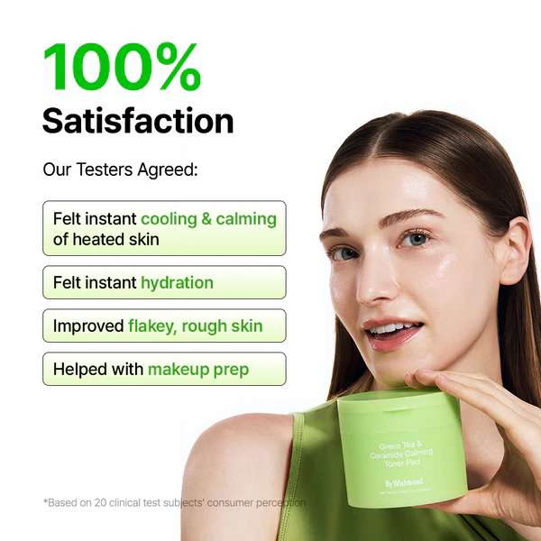 By Wishtrend Green Tea & Ceramide Calming Toner Pad, 70 пэдов — изображение 4