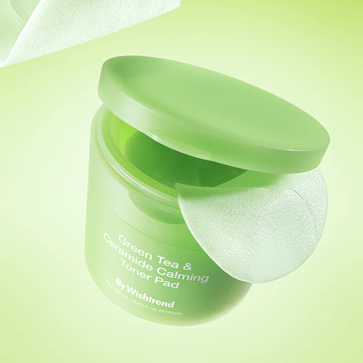 By Wishtrend Green Tea & Ceramide Calming Toner Pad, 70 пэдов — изображение 6