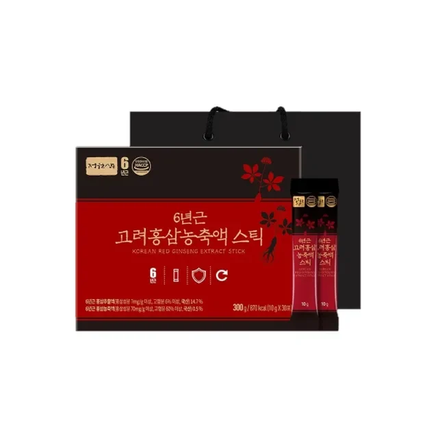 Jungwonsam Экстракт 6-летнего Красного Женьшеня Korean Red Ginseng Extract, 30 stick