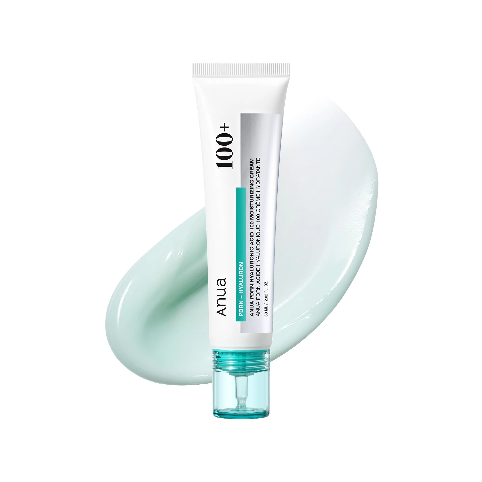 Anua PDRN Hyaluronic Acid 100 Moisturizing Cream, 60ml