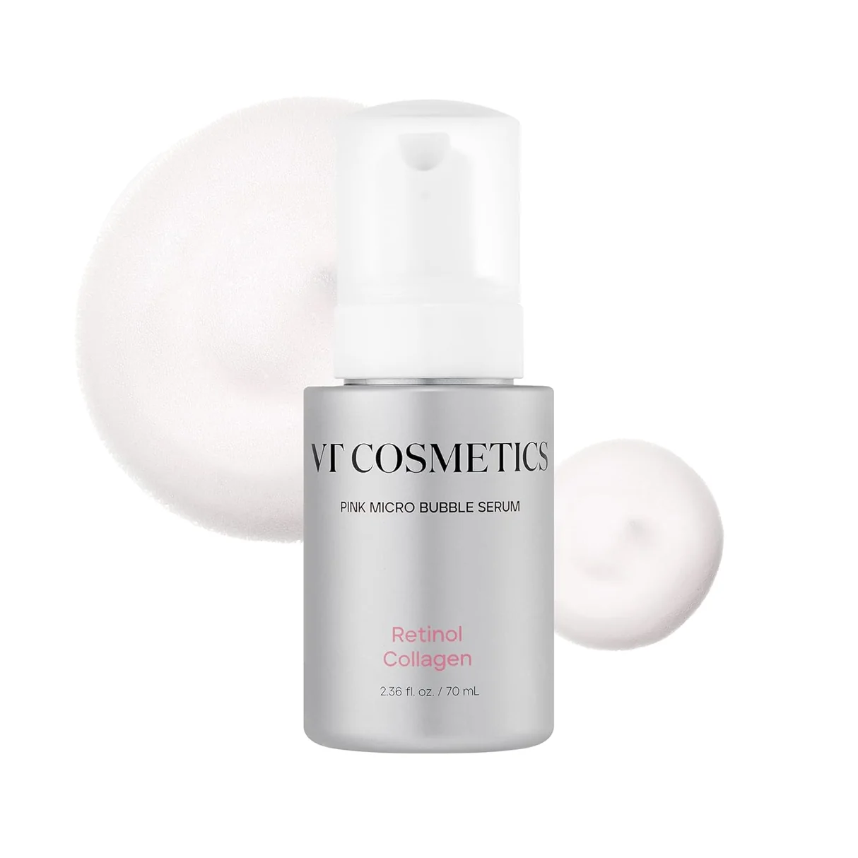 VT Cosmetics Retinol Collagen Pink Micro Bubble Serum, 70ml