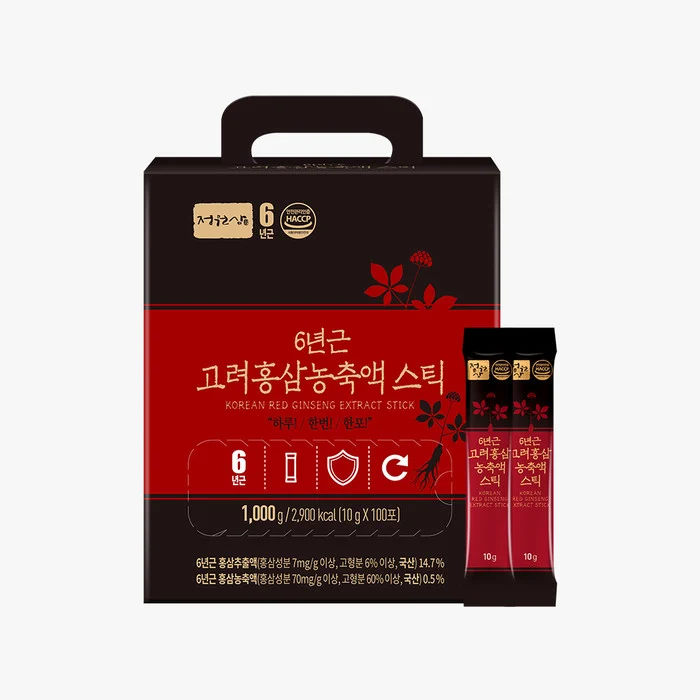 Jungwonsam Экстракт 6-летнего Красного Женьшеня Korean Red Ginseng Extract, 100 stick