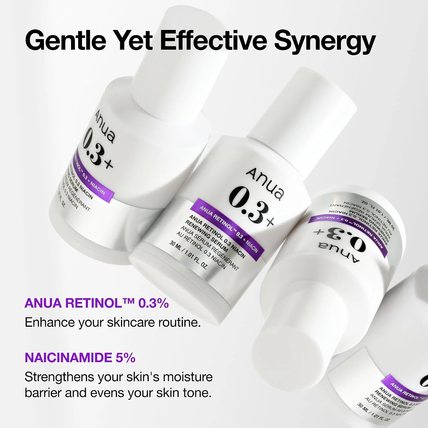 Anua Retinol 0.3 Niacin Renewing Serum, 30ml — изображение 3