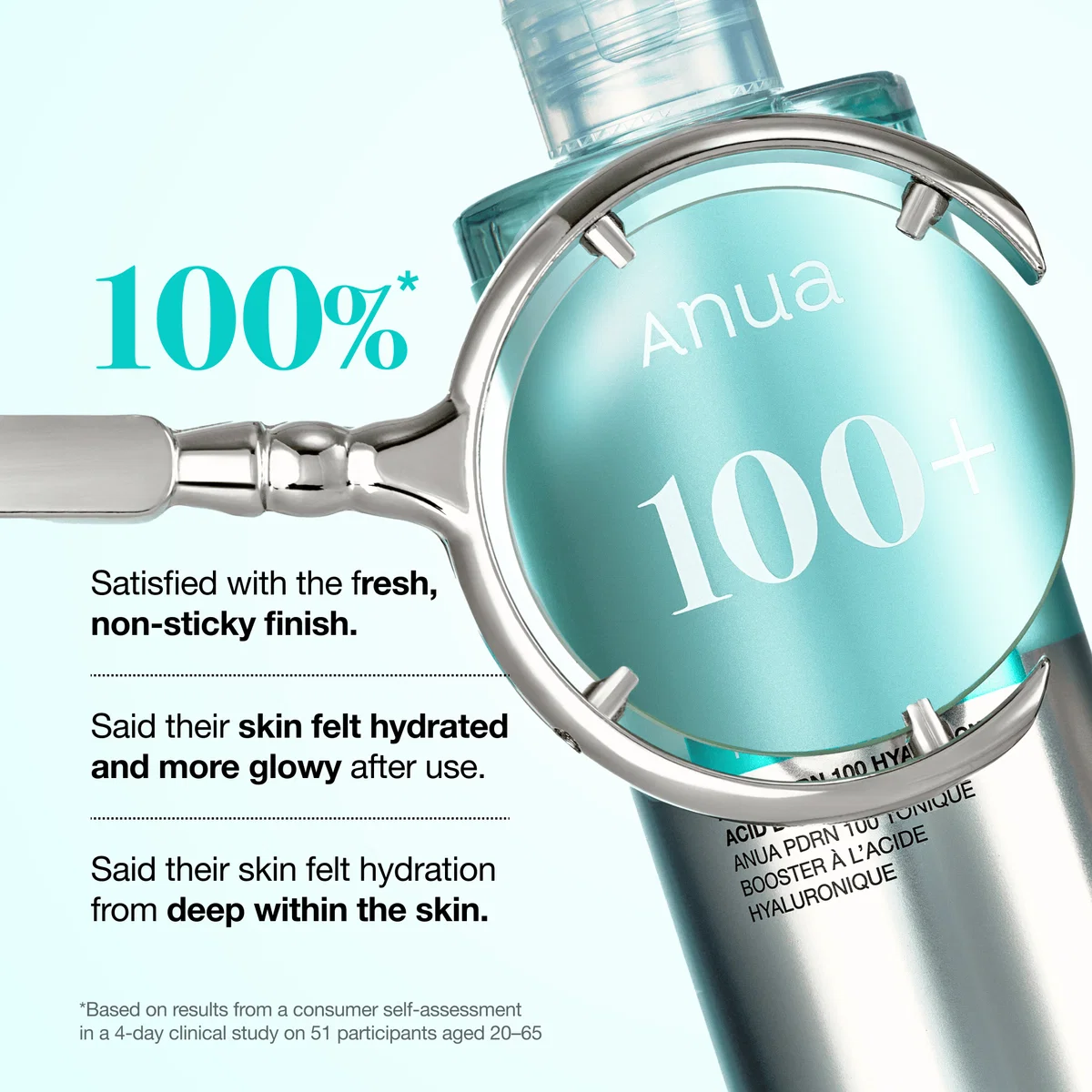 Anua PDRN Hyaluronic Acid 100 Booster Toner, 250ml — изображение 4
