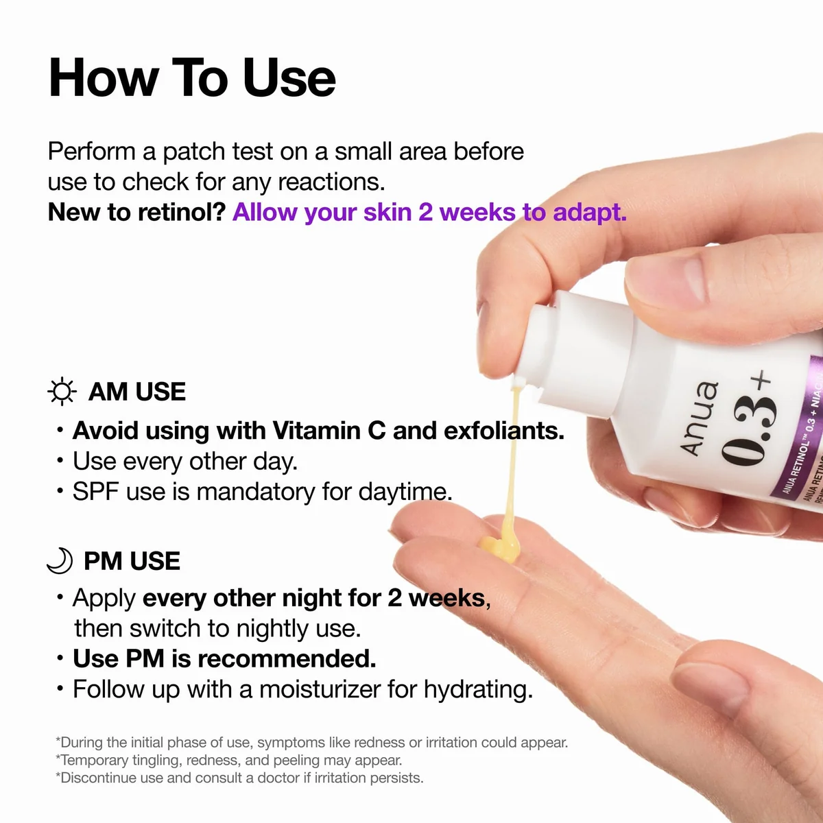 Anua Retinol 0.3 Niacin Renewing Serum, 30ml — изображение 7