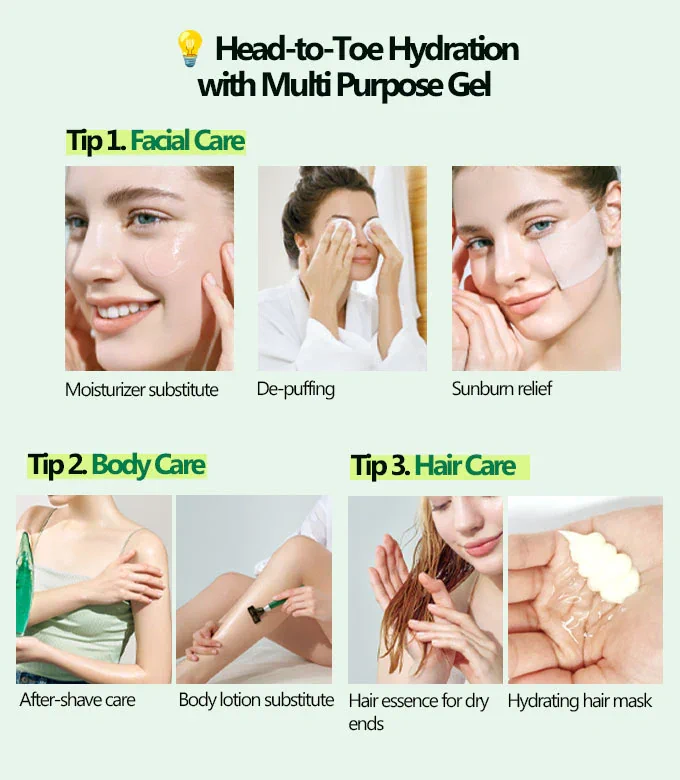 Holika Holika Aloe Hydro Formula 96% Soothing Gel, 250ml — изображение 6
